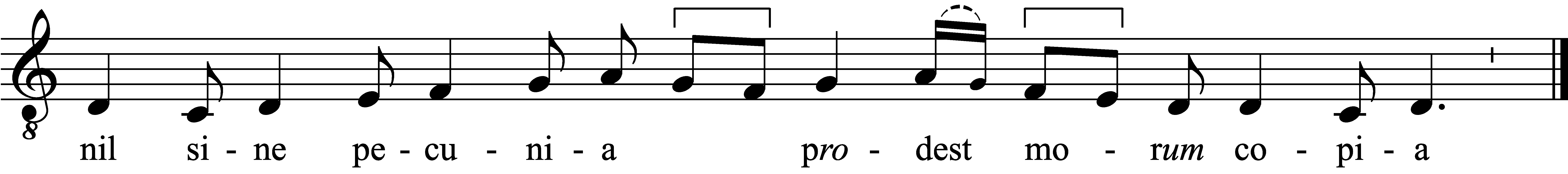 Refrain musical notation